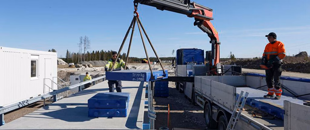 Tamtron tar også seg av installasjon og vedlikehold av lastebilvekter.